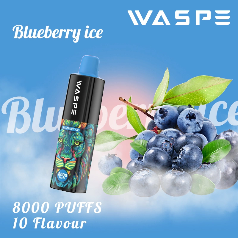 Original Pod Vape Waspe 8000 Puffs E-Cigarette Miou Puff Bar E Liquid Red Bull Ice Disposable Vape