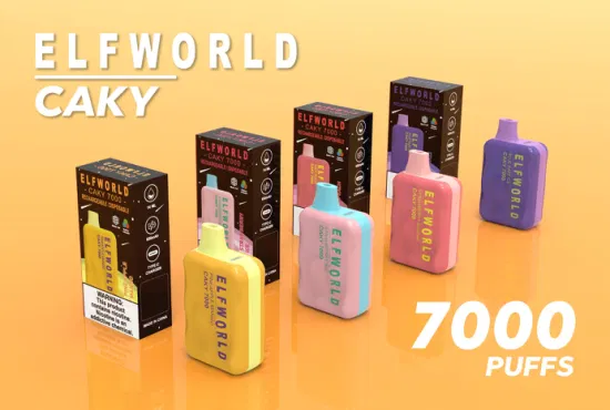 OEM ODM Großhandel Einweg-Vapes USA Elf World Caky7000 Puffs