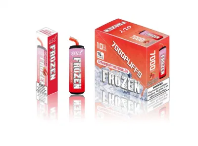 Heißes Produkt USA Oly Frozen 7000 Puffs 16 ml vorgefüllter wiederaufladbarer Akku E-Zigarettenstift Großhandel Einweg-Vape